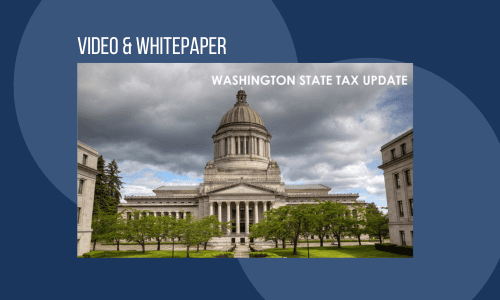 Washington State Tax Update