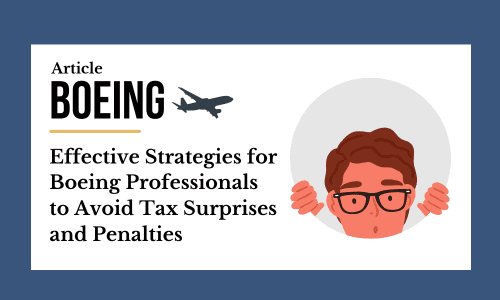 How Boeing Professionals Can Avoid Tax Penalties