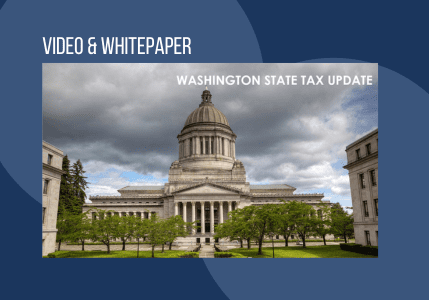 Washington State Tax Update